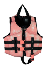Load image into Gallery viewer, Girl's - CGA Life Vest - Bubble Gum Swirl - Child (30-50lbs)