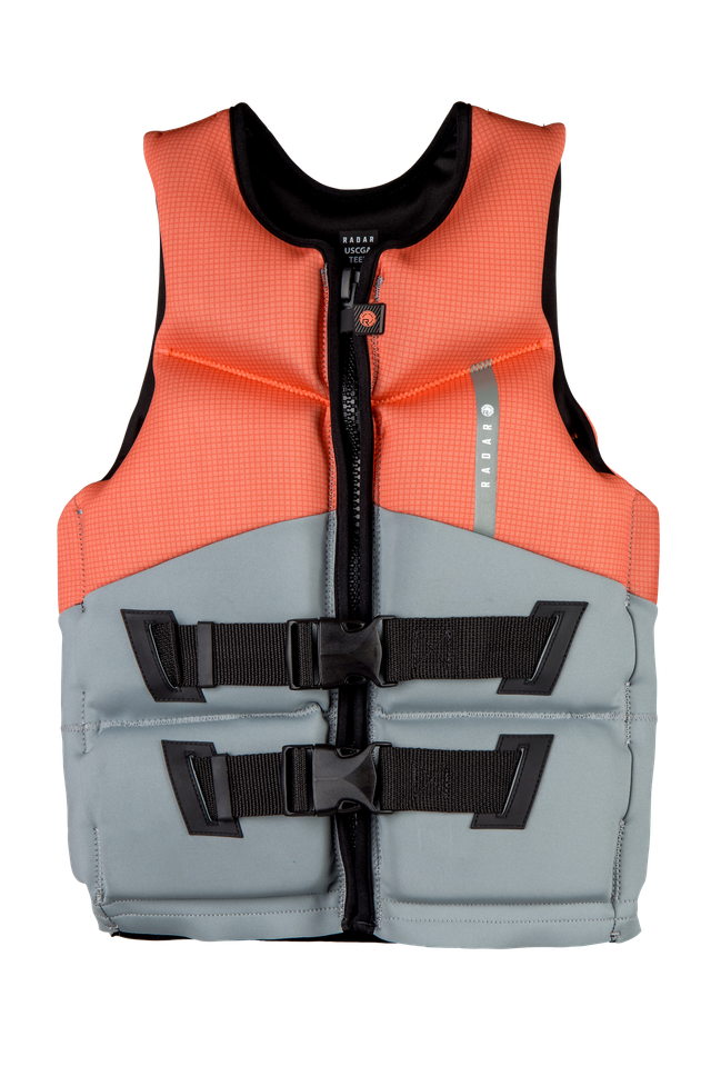 TRA Girl's - US/CA CGA Life Vest - Salmon / Grey - Teen (75-125lbs)
