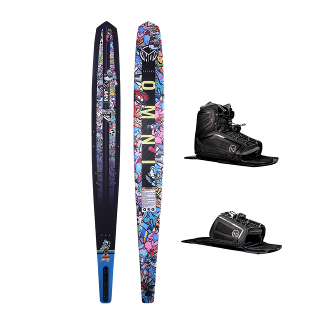 HO Future Omni Wacky Toons w/Stance UltraLite 4-8 ARTP Water Ski
