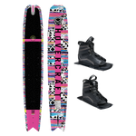 Load image into Gallery viewer, HO 65 Hovercraft Tribal Pink w/Stance UltraLite Dbl 5.5-9.5 Water Ski