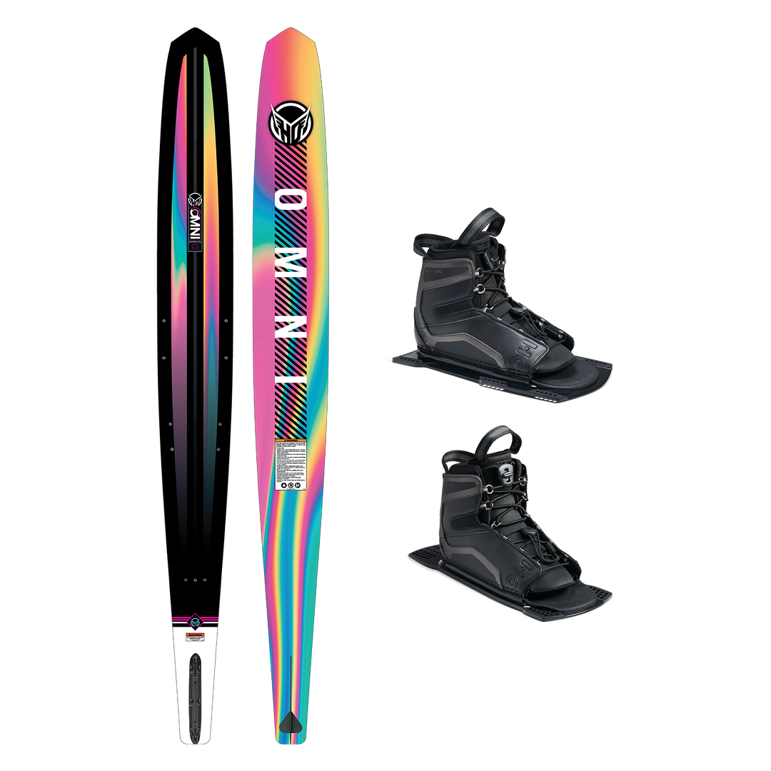 HO 65 WMN Omni w/Stance UltraLite Dbl 8.5-12.5 Water Ski