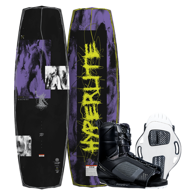 Hyperlite 138 Blueprint w/Team OT Binding 7-10.5 Wakeboard Package