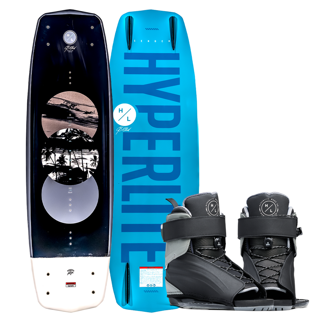 Hyperlite 136 Sender w/ Session Boot 7-10.5 Wakeboard Package
