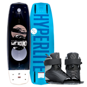 Hyperlite 140 Sender w/ Session Boot 7-10.5 Wakeboard Package