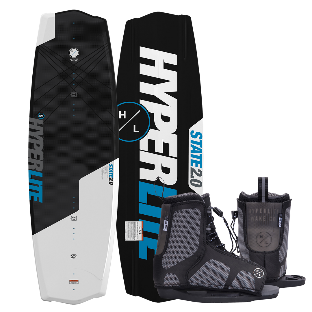 Hyperlite 125 State Jr w/Boys Remix Wakeboard Package