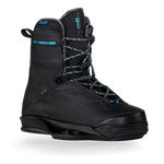 Load image into Gallery viewer, AERO 6X 9-10 BLACK WAKEBOARD BINDING