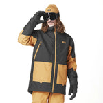 Load image into Gallery viewer, COSSMO JKT-BLK/BROWN-SUGAR CHICOCOF
