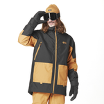 Load image into Gallery viewer, COSSMO JKT-BLK/BROWN-SUGAR CHICOCOF
