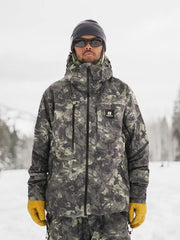 JACKET FLORAL S/ GRANDS 3L