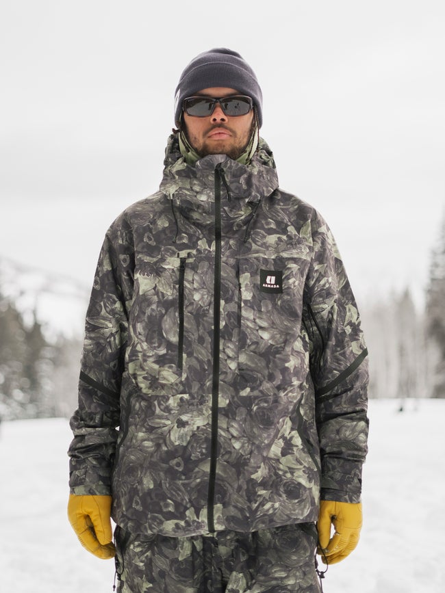 JACKET FLORAL S/ GRANDS 3L