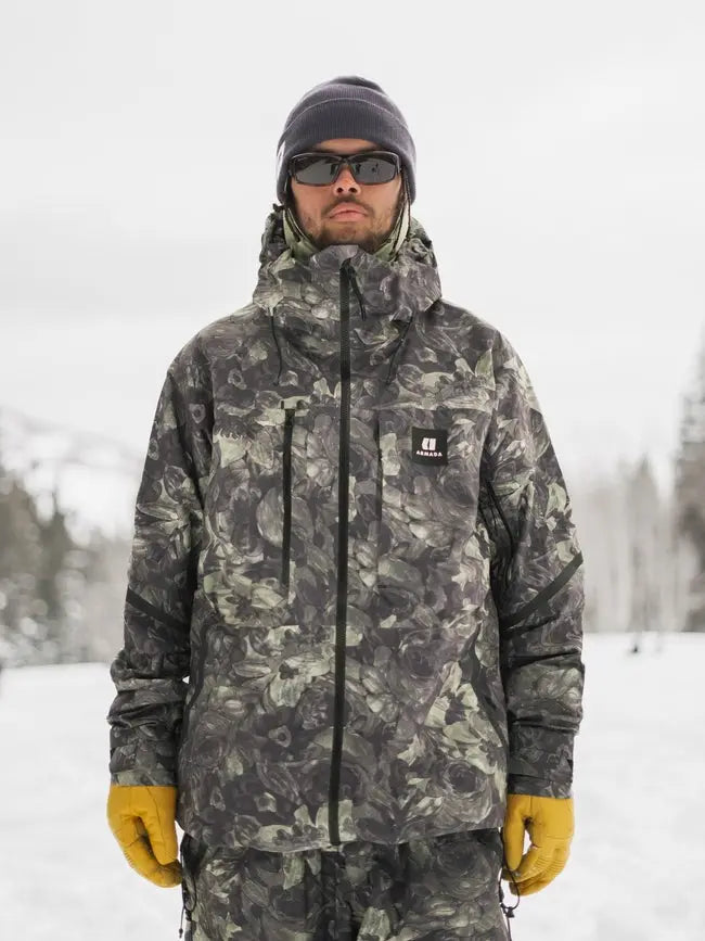JACKET FLORAL M/ GRANDS 3L