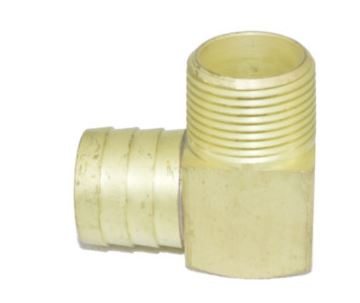 MANIFOLD ELBOW 3/4X1" HOSE BARB