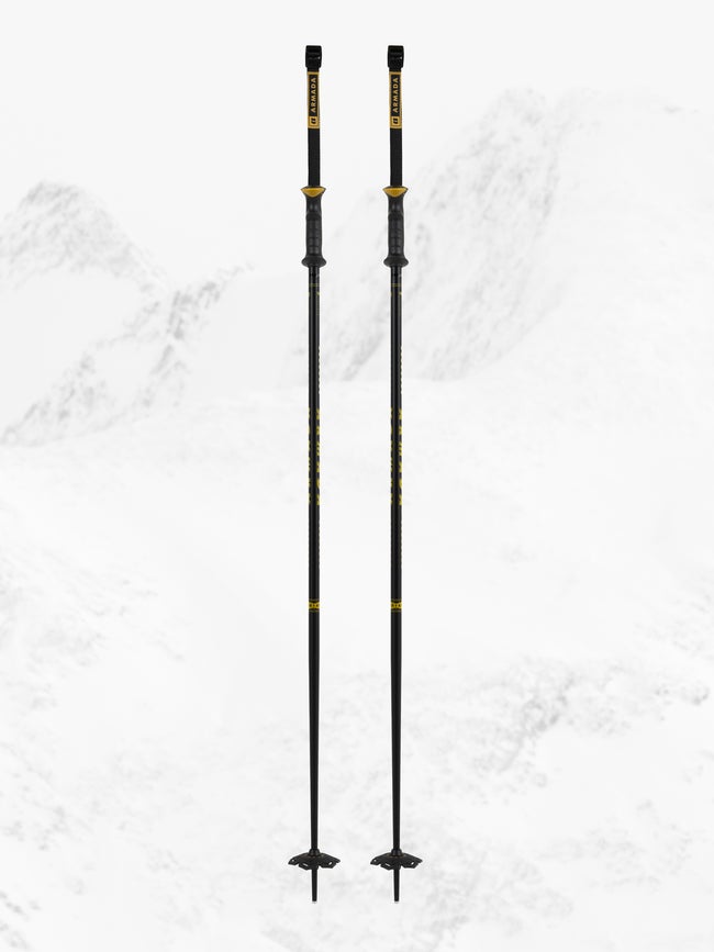TRIAD BB GOLD/BLACK-MEN SKI POLES