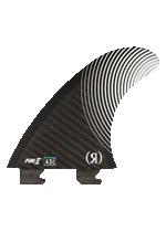 Load image into Gallery viewer, 4.5 in. - Floating Fin-S 2.0 - Blueprint - Center Surf Fin - Carbon
