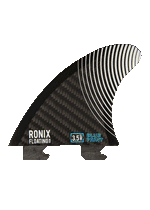 Load image into Gallery viewer, 3.5 in. - Floating Button - Blueprint - Right Surf Fin - Carbon
