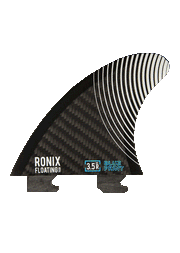 3.5 in. - Floating Fin-S 2.0 - Blueprint - Center Surf Fin - Carbon