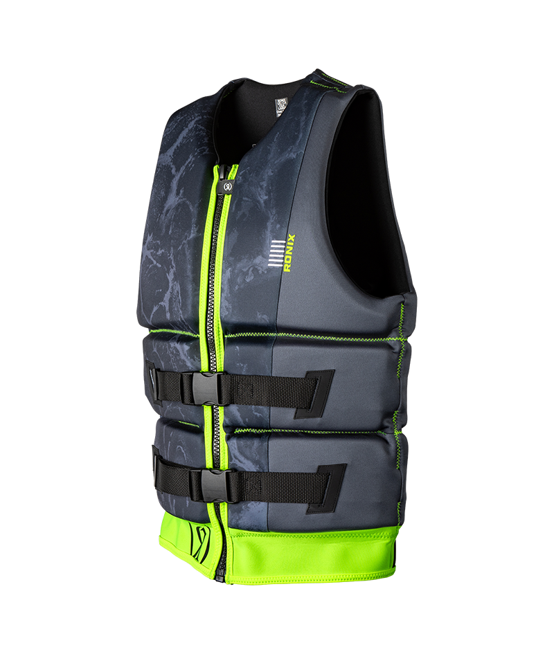 Ronix Dyno - Yes - L70 - US/CA CGA Life Vest - Black/Lime - XL