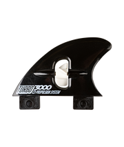 2.3 in. - Alfred Poly.Turbo 3000 Bottom Mount Propeller Surf Fin - Black