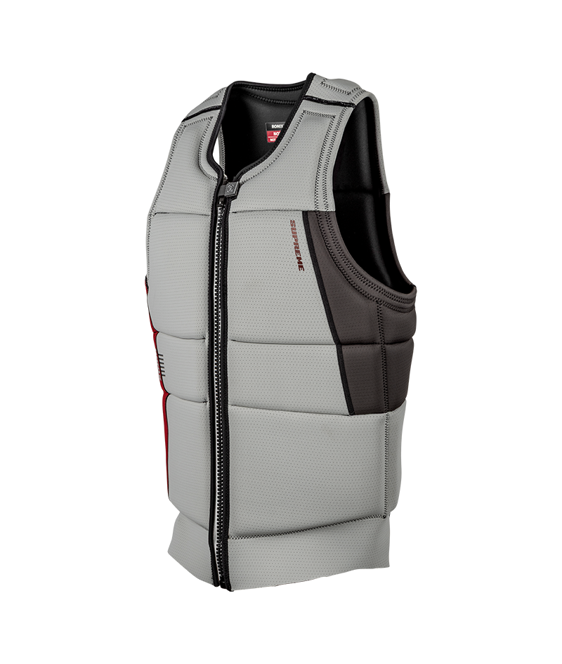 Ronix Supreme - CE Approved Impact Vest - Chalk Grey/Maroon - S