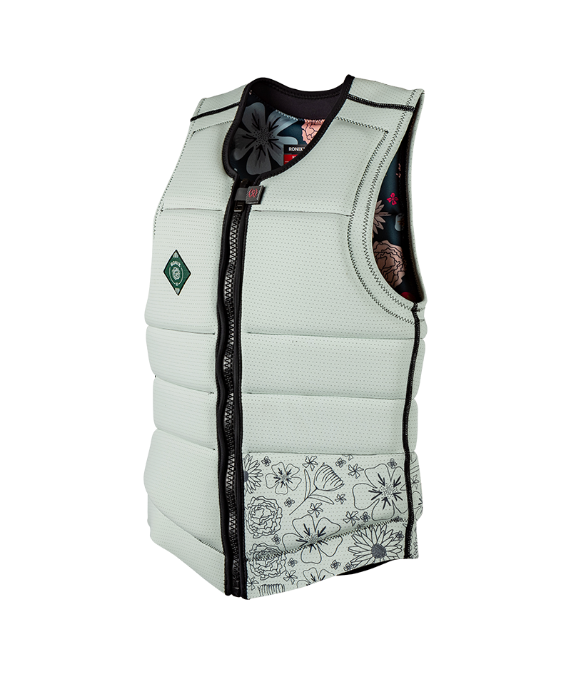 Ronix Rise - Women's CE Approved Impact Vest - Mint/Floral - M