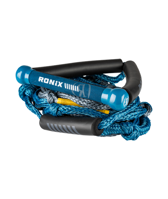 Ronix Bungee Surf - 10 in. Handle w/25 ft. 5-Sect. PE Rope - Slate Blue
