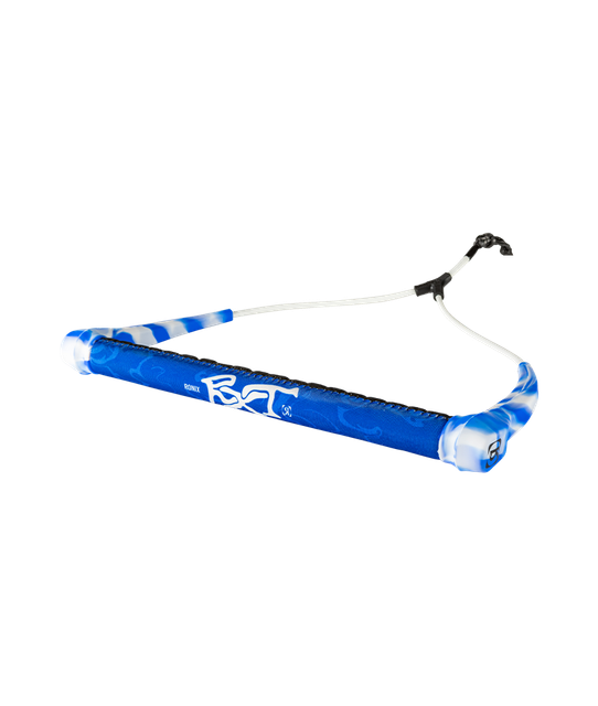 Ronix RXT - Dyneema BarLock Handle - Lycra/Hide Grip 1.3 in. Dia. - White / Blue
