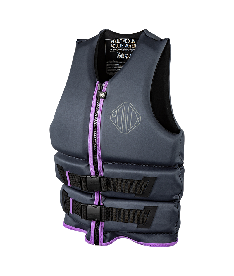Ronix Avalon - Women's Yes - L70 - US/CA CGA Life Vest - Ash/Violet - M