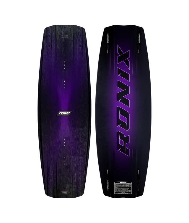 Ronix One - Blackout Technology - Midnight / Purple - 142 Wakeboard