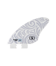 Ronix 3.6 in. - Fiberglass Button - Aloha - Center Surf Fin - White