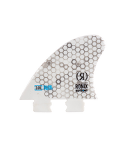 Ronix 4.0 in. - Fiberglass Button - Blueprint - Center Surf Fin - White
