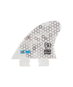 Load image into Gallery viewer, 4.0 in. - Fiberglass Fin-S 2.0 - Blueprint - Center Surf Fin - White