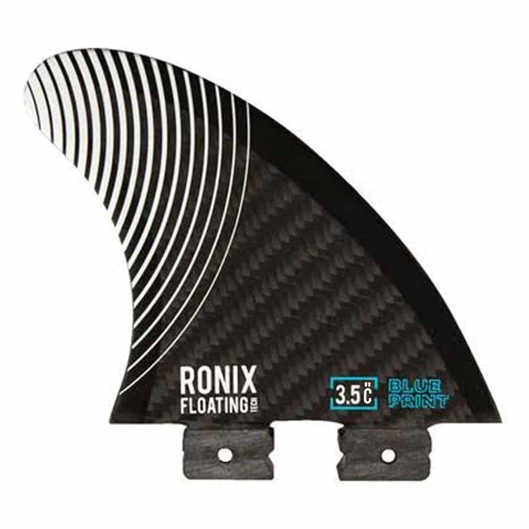 3.5 in. - Floating Fin-S 2.0 - Blueprint - Center Surf Fin - Carbon