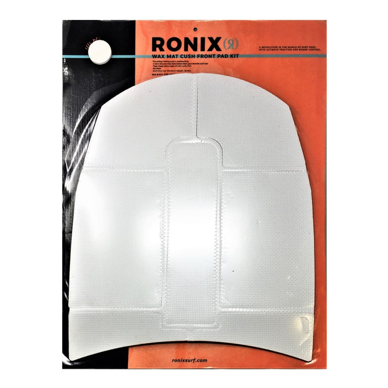 SurfCo Hawaii Wax Mat Traction Kit - Cush Front Pad - White