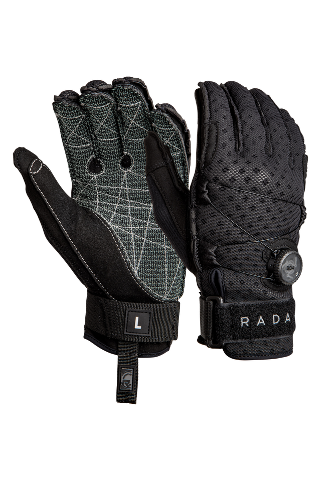 Radar Vapor-K BOA Inside-Out Glove - Black / Shadow Ariaprene - XS