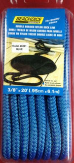 Load image into Gallery viewer, DBL BRD DOCK LINE BLUE 3/8"20'