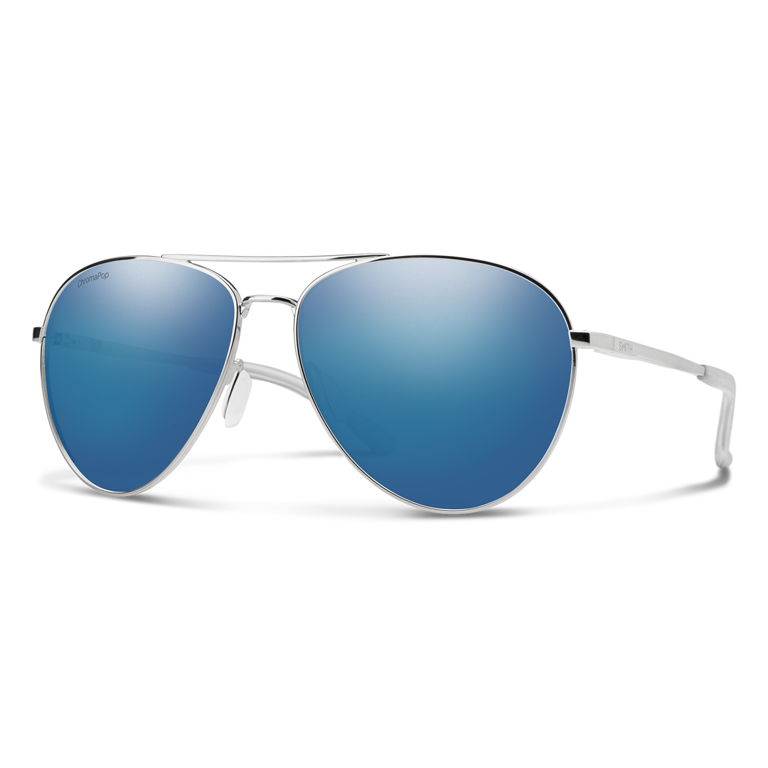 Layback Silver Blue Mirror