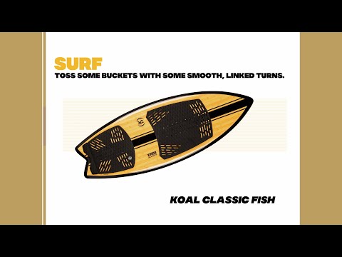 Ronix Koal Classic - Fish - 5'