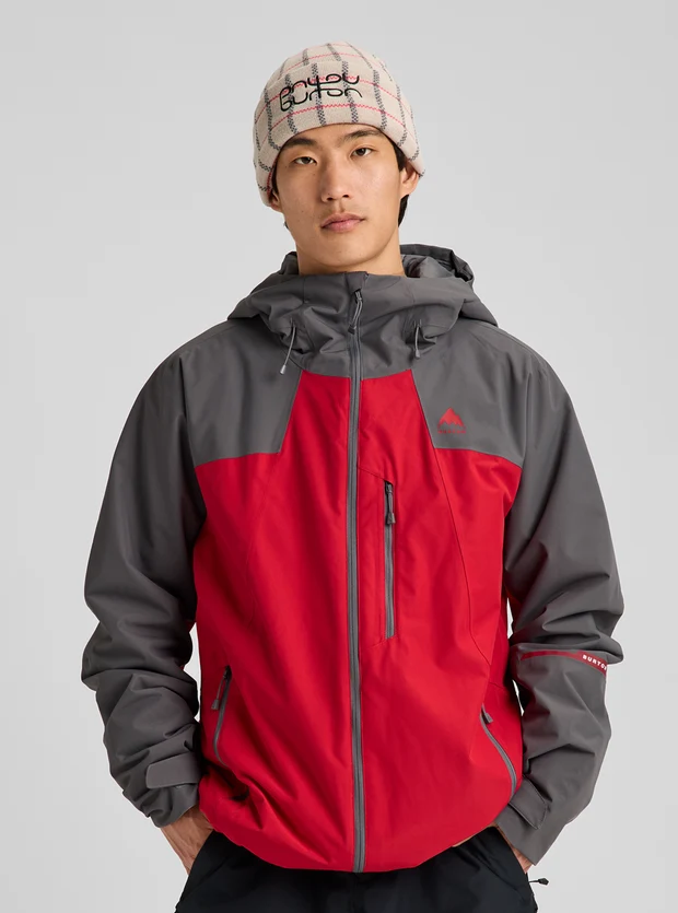 Burton M Reserve Jkt Lrg Goth/Red