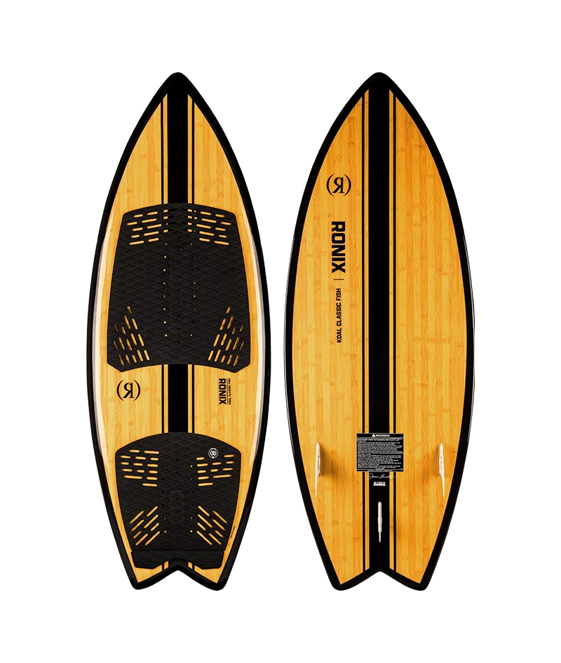 Koal Classic Fish 4'6 Gloss Blk/Bam