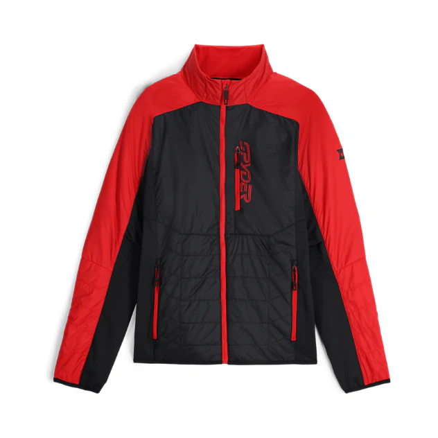 W GLISSADE HYBRID JKT LRG RED