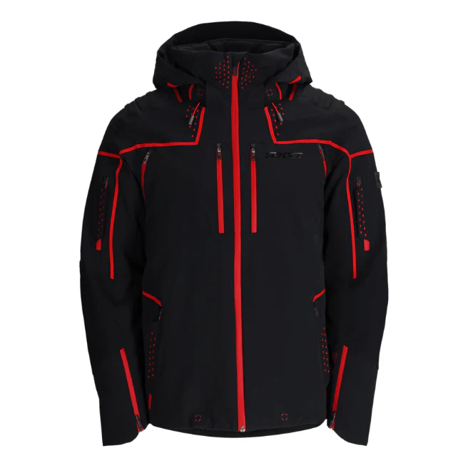 SPYDER PINNACLE JKT LARGE BLK