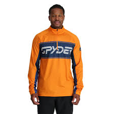 PARAMOUNT 1/2 ZIP SAFFRON
