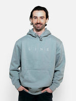 Load image into Gallery viewer, LINE CORPO HOODIE GREY M