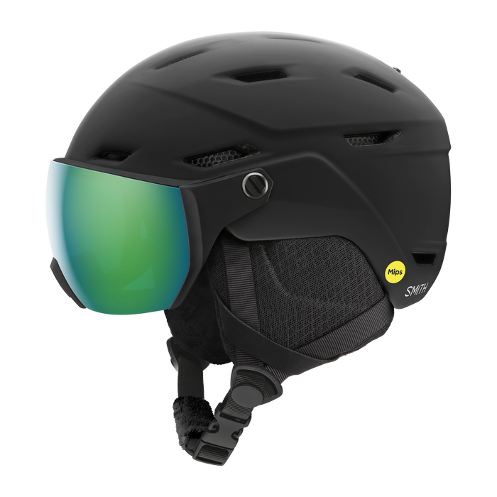 SURVEY JR MIPS S/M BLK - GREEN MIRR