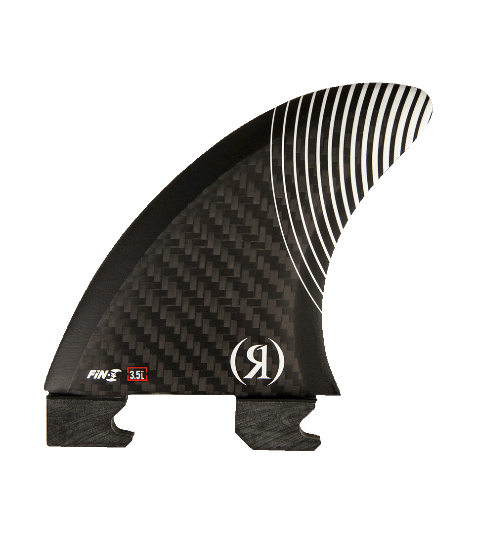 3.5 in. - Floating Fin-S 2.0 - Pivot - Right Surf Fin - Carbon