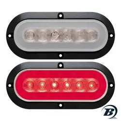 LED, Glo Light Clr/Red Tail Light