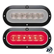 LED, Glo Light Clr/Red Tail Light