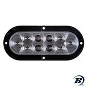 LED, SM Oval Clear Lens\Red Light