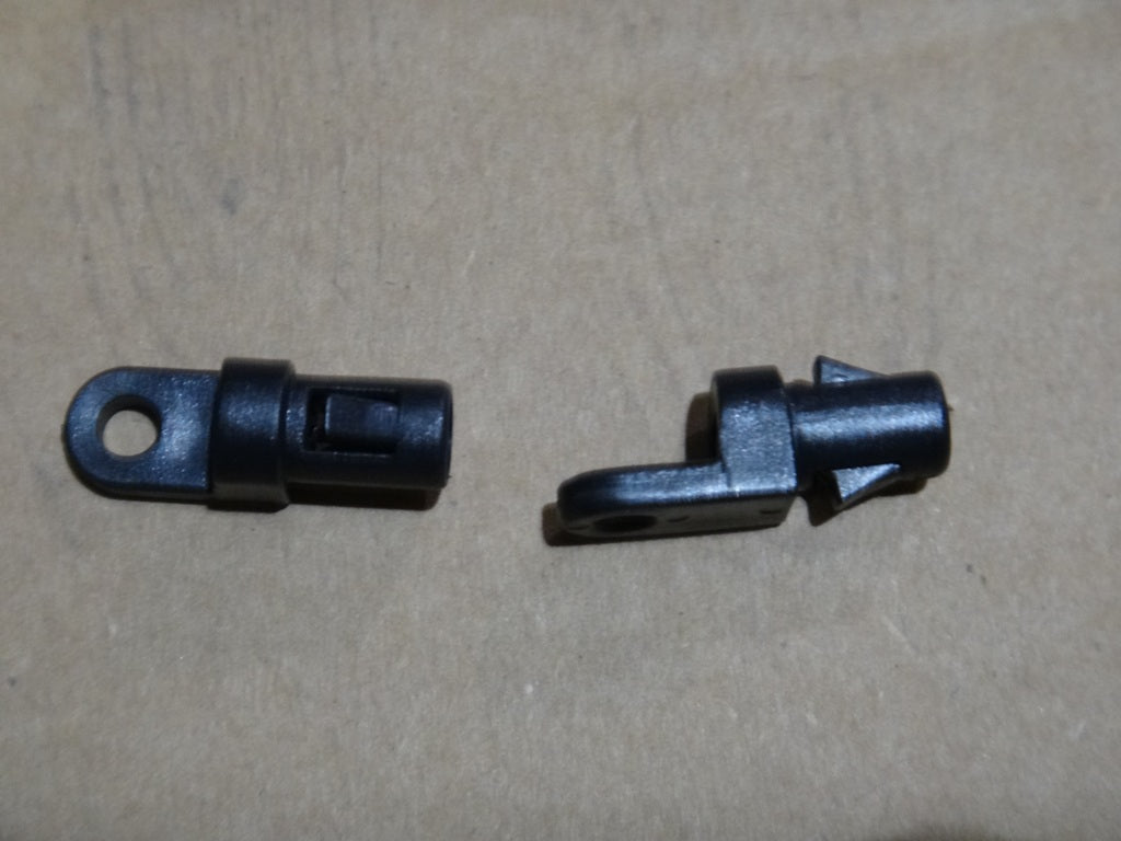Strap End, Screw Eye, Plastic, 1/4"