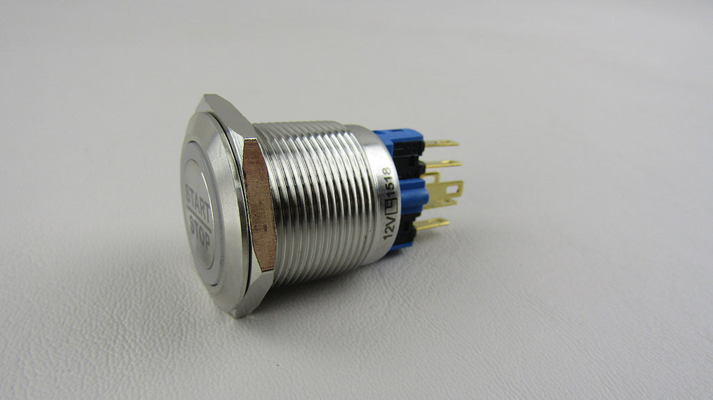 BUTTON SWITCH, START/STOP BLUE RING